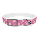 Watercolor Woodblock Dog Collar
