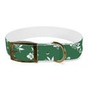 Inky Floral Dog Collar