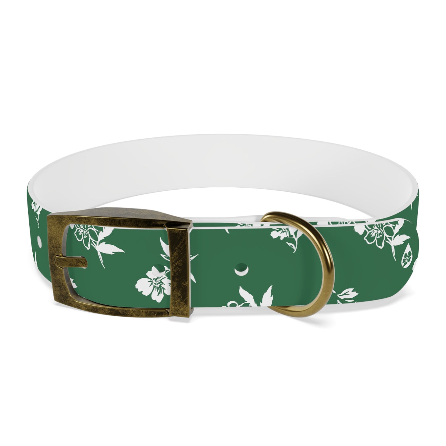 Inky Floral Dog Collar