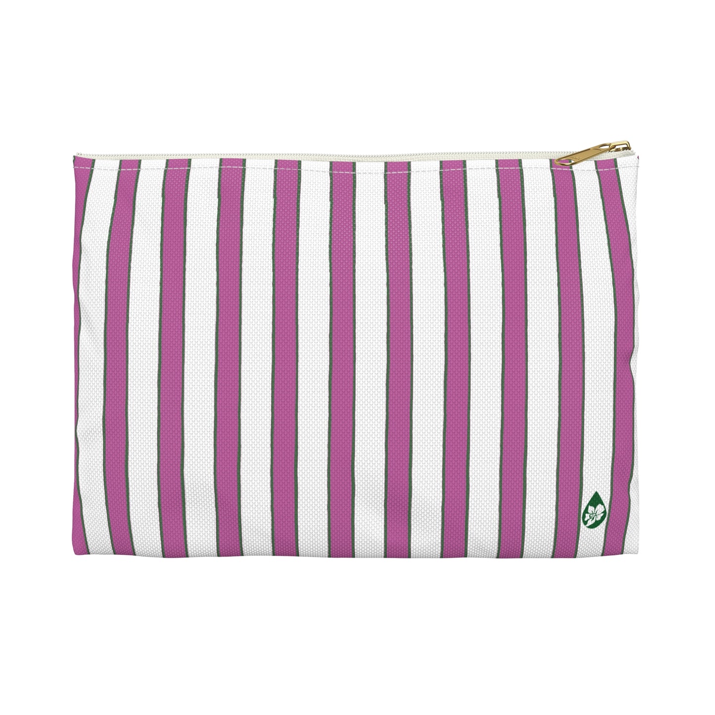 Prep Stripe Zip Pouch
