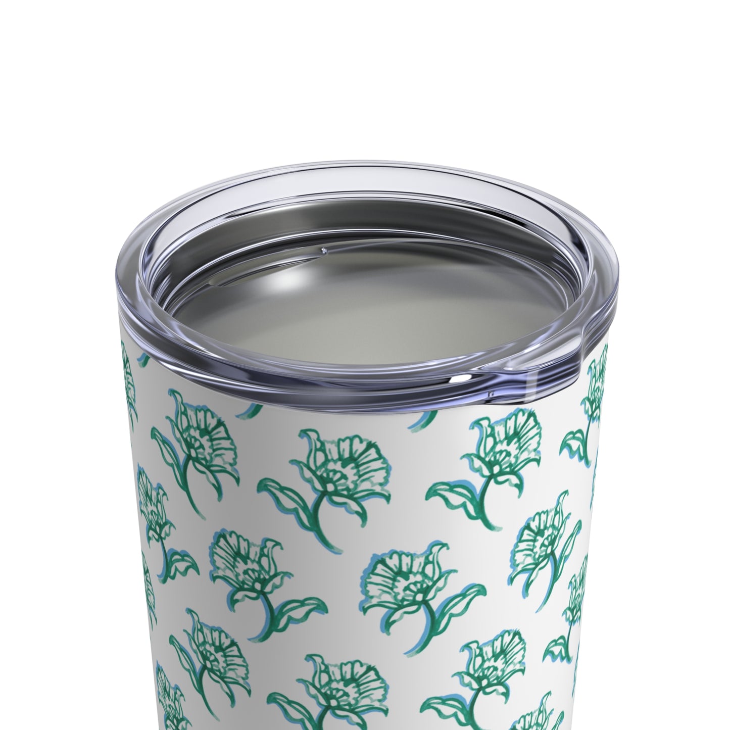 Watercolor Woodblock Tumbler 10oz
