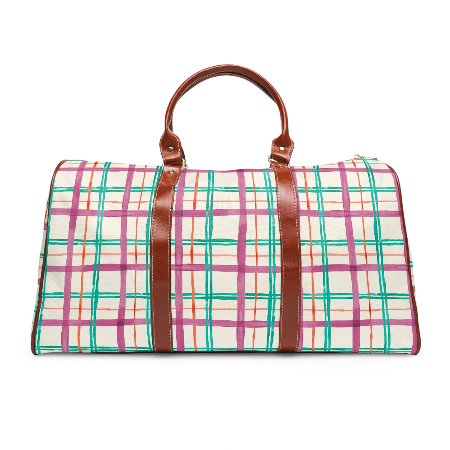 Alpine Plaid Waterproof Travel Bag
