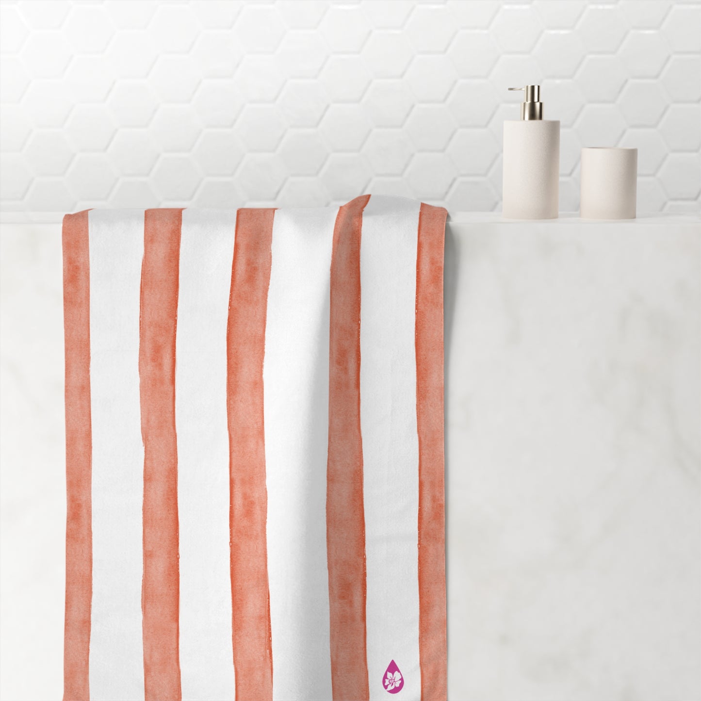 PAINTED STRIPE BEACH TOWEL