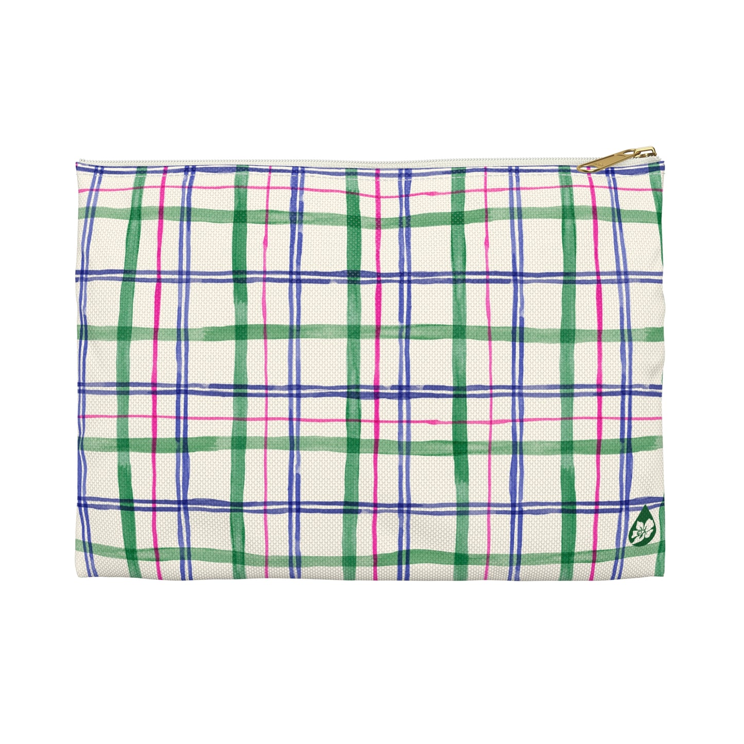 Alpine Plaid Zip Pouch