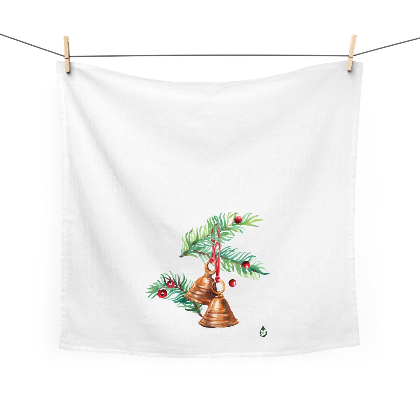 Winter Bells Tea Towel