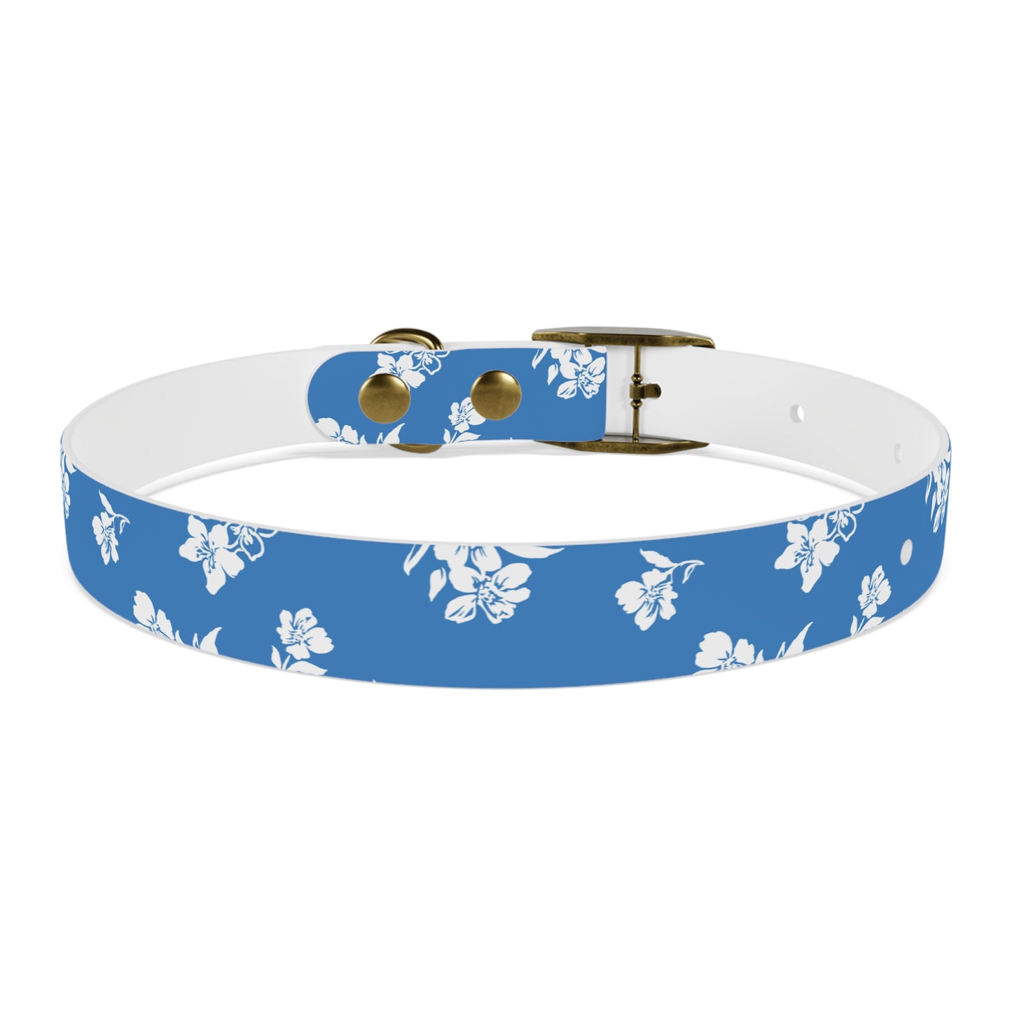 Inky Floral Dog Collar