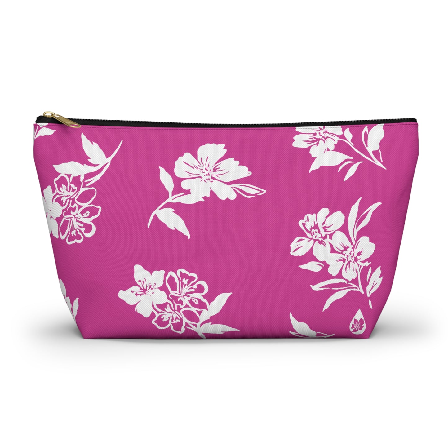 Inky Floral Travel Pouch