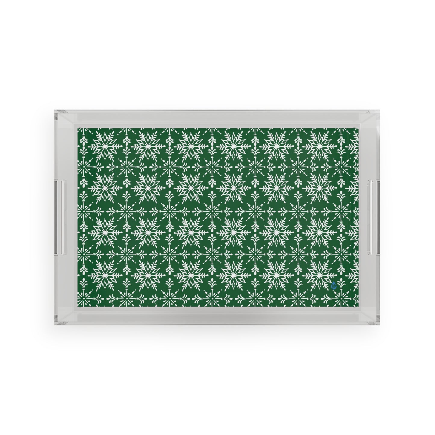 Cold Snap Lucite Serving Tray