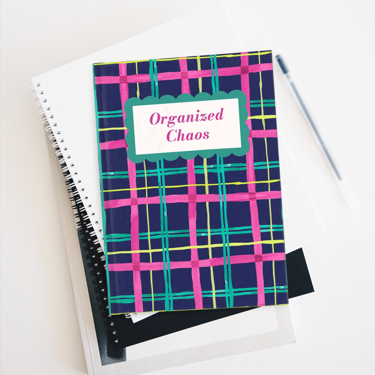 Alpine Plaid Hardcover Journal