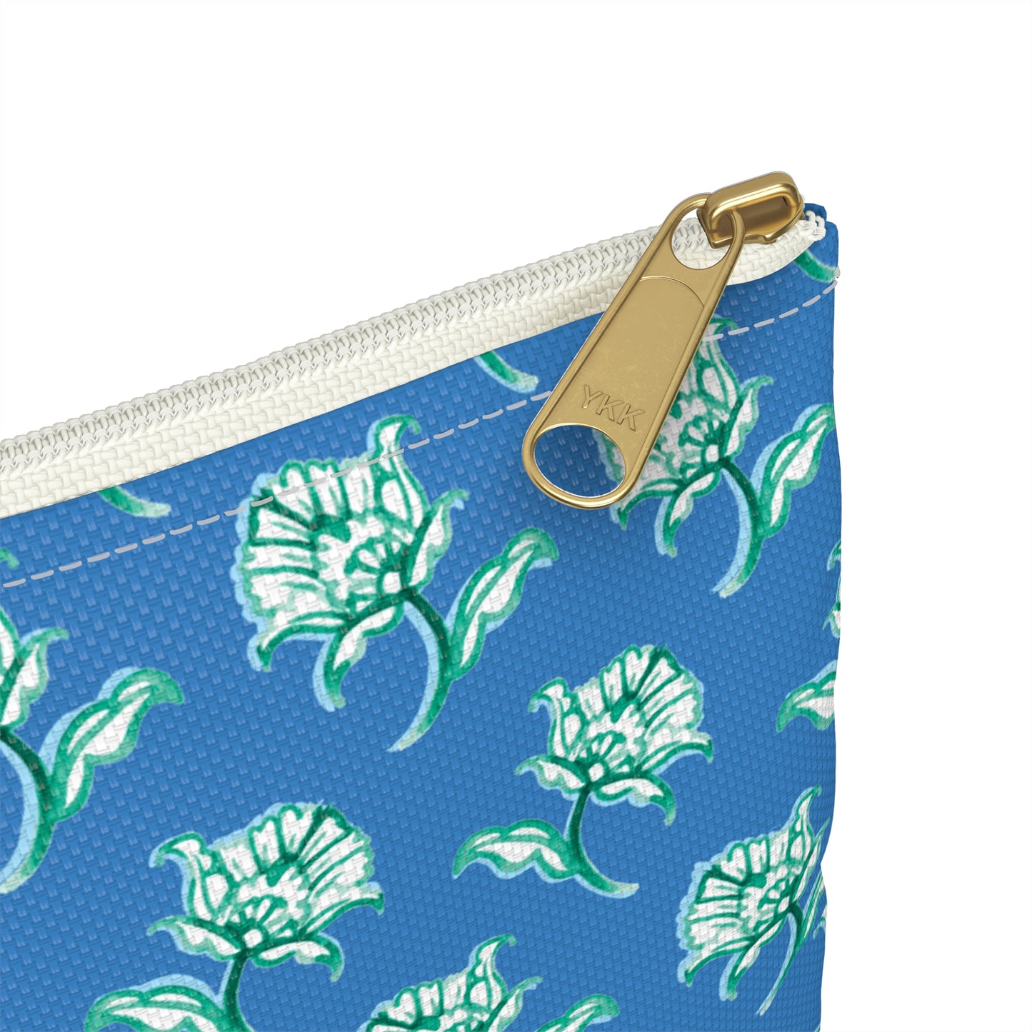 Watercolor Woodblock Zip Pouch