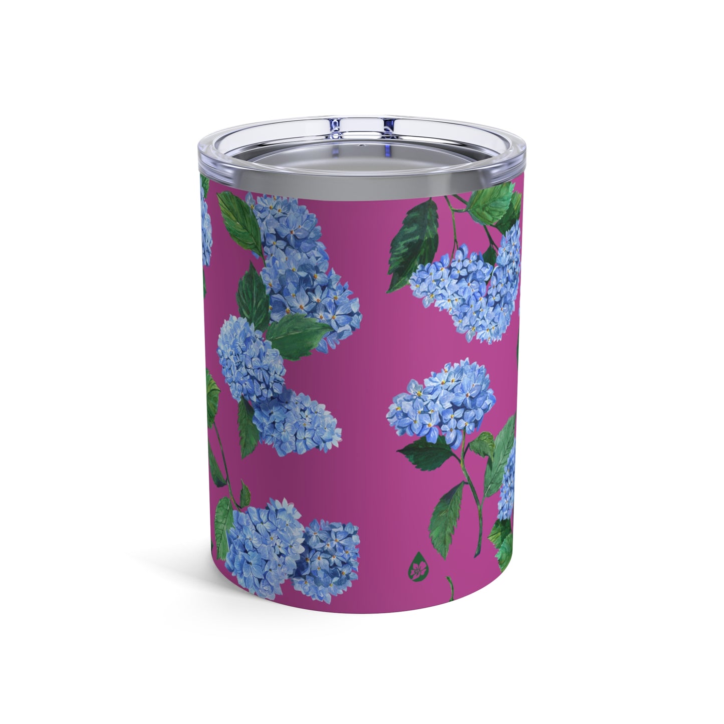 Hydrangea Tumbler in Peony Back View