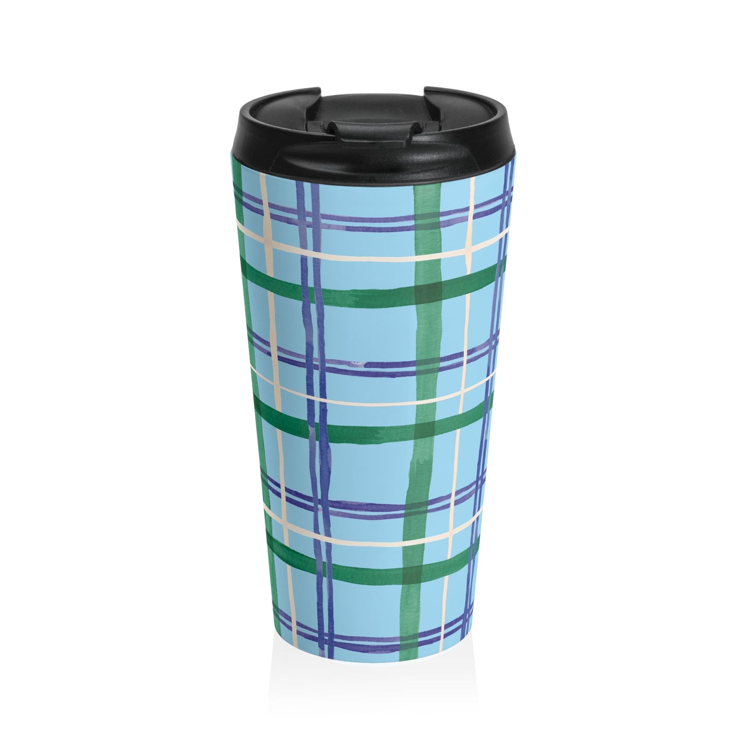 Alpine Plaid Travel Mug