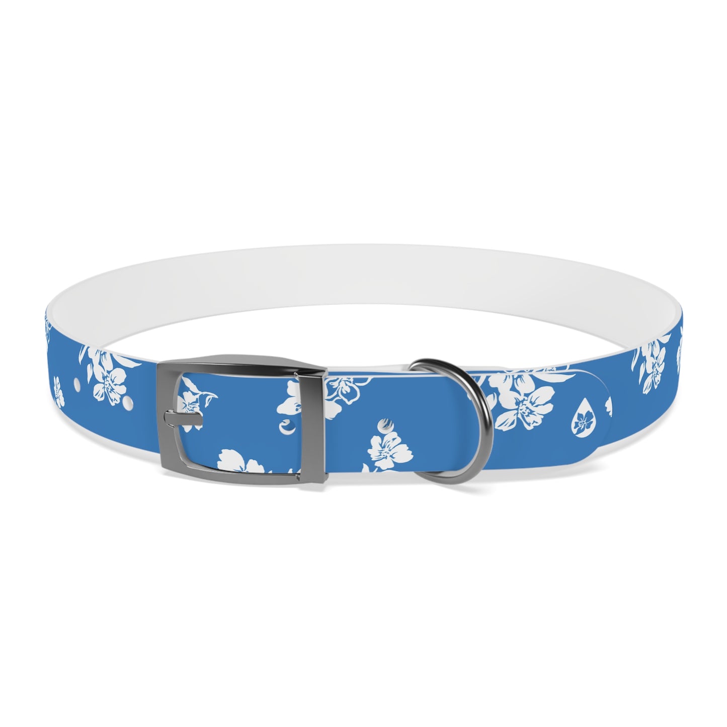 Inky Floral Dog Collar