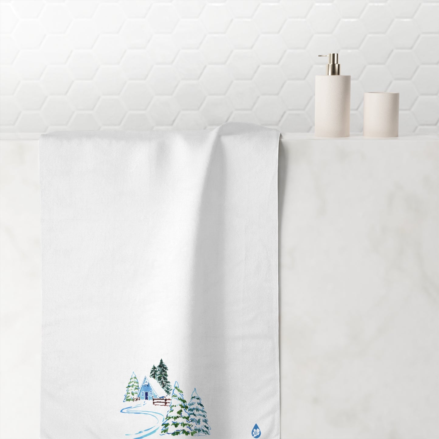 Ski Chalet Mink-Cotton Towel