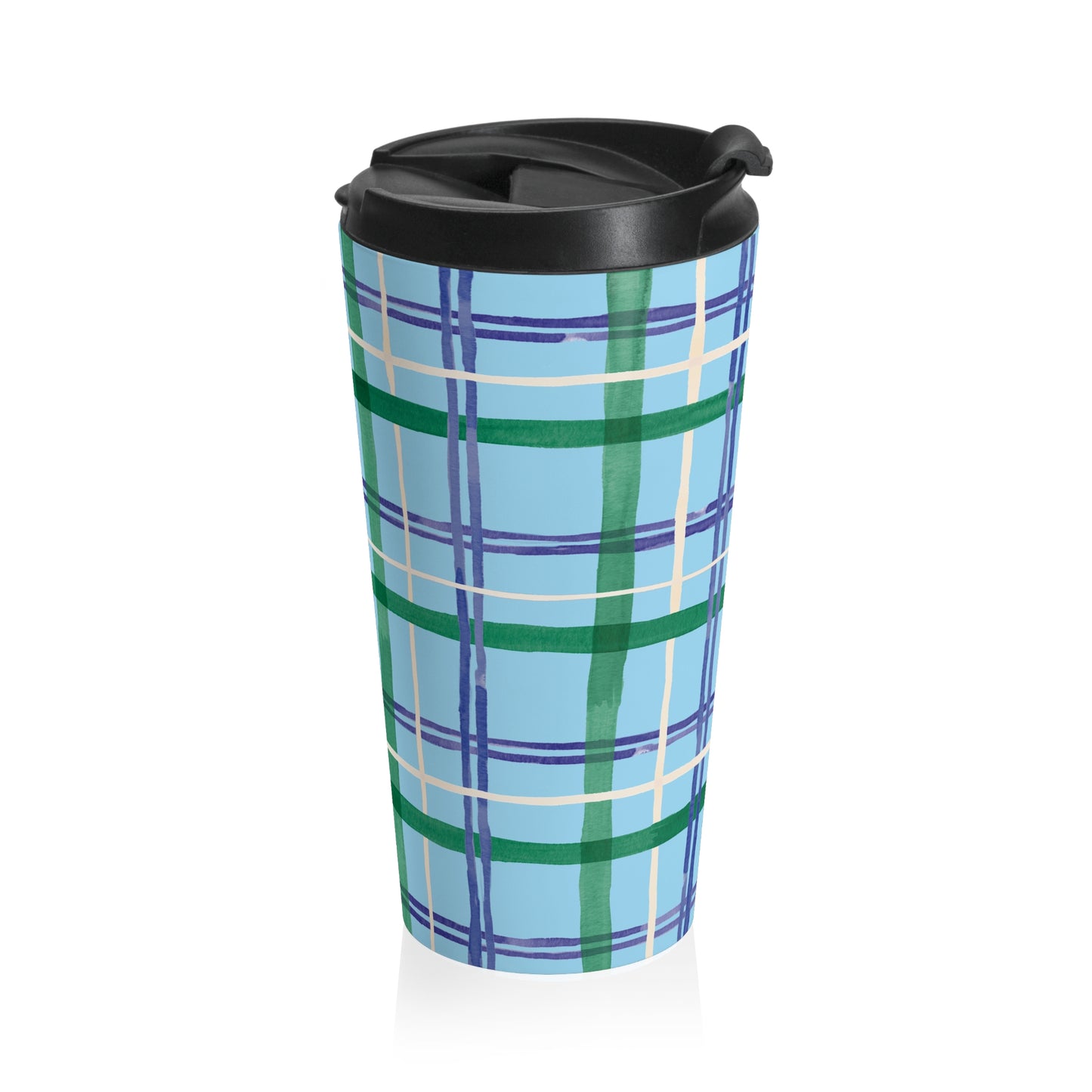 Alpine Plaid Travel Mug