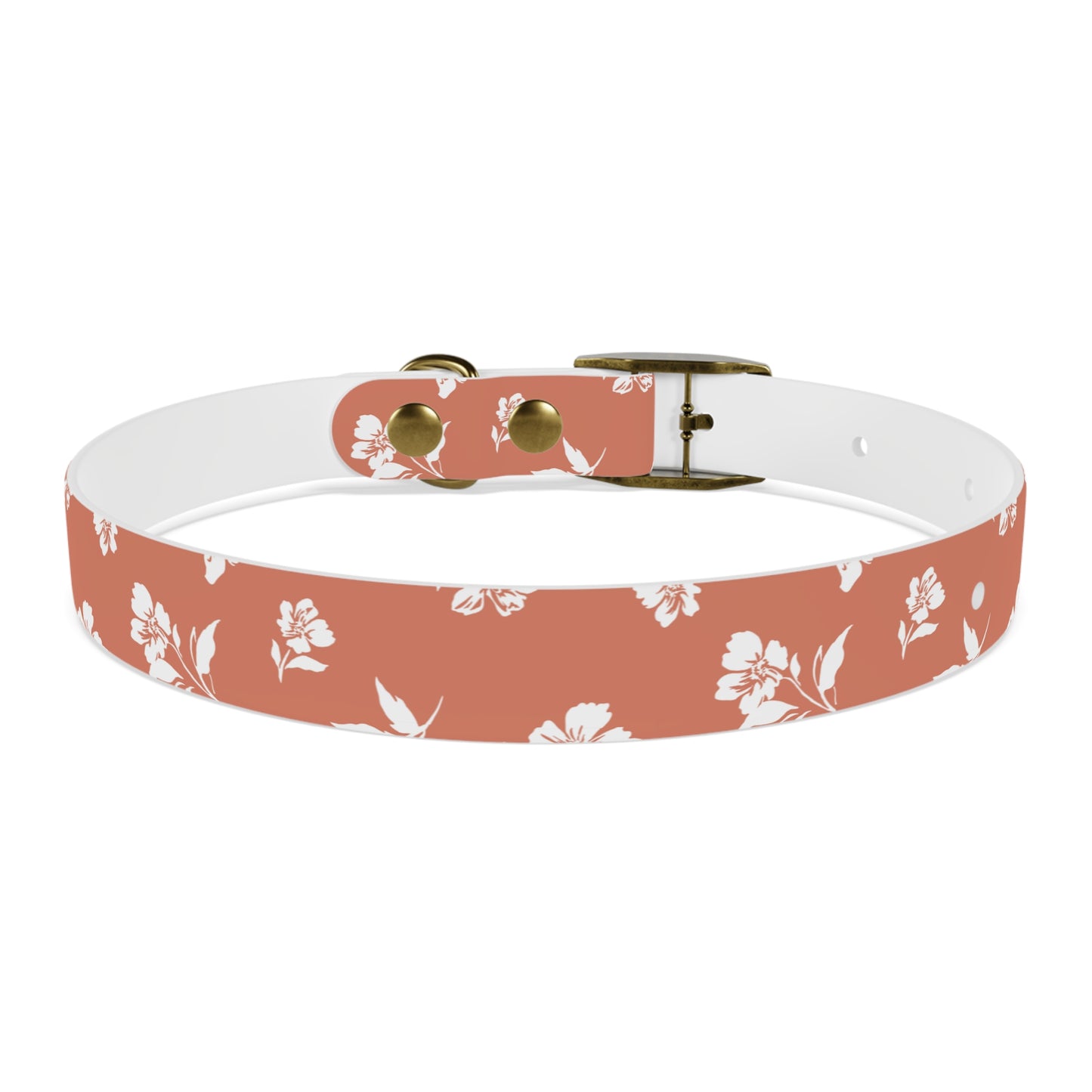 Inky Floral Dog Collar