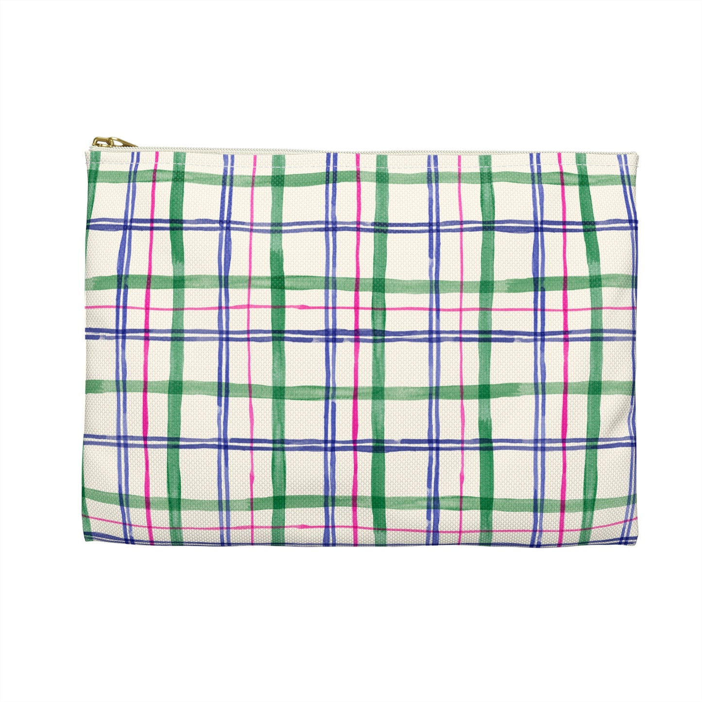 Alpine Plaid Zip Pouch
