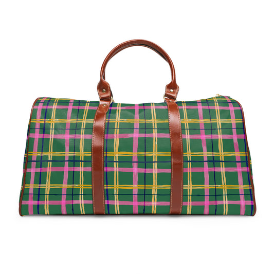 Alpine Plaid Waterproof Travel Bag
