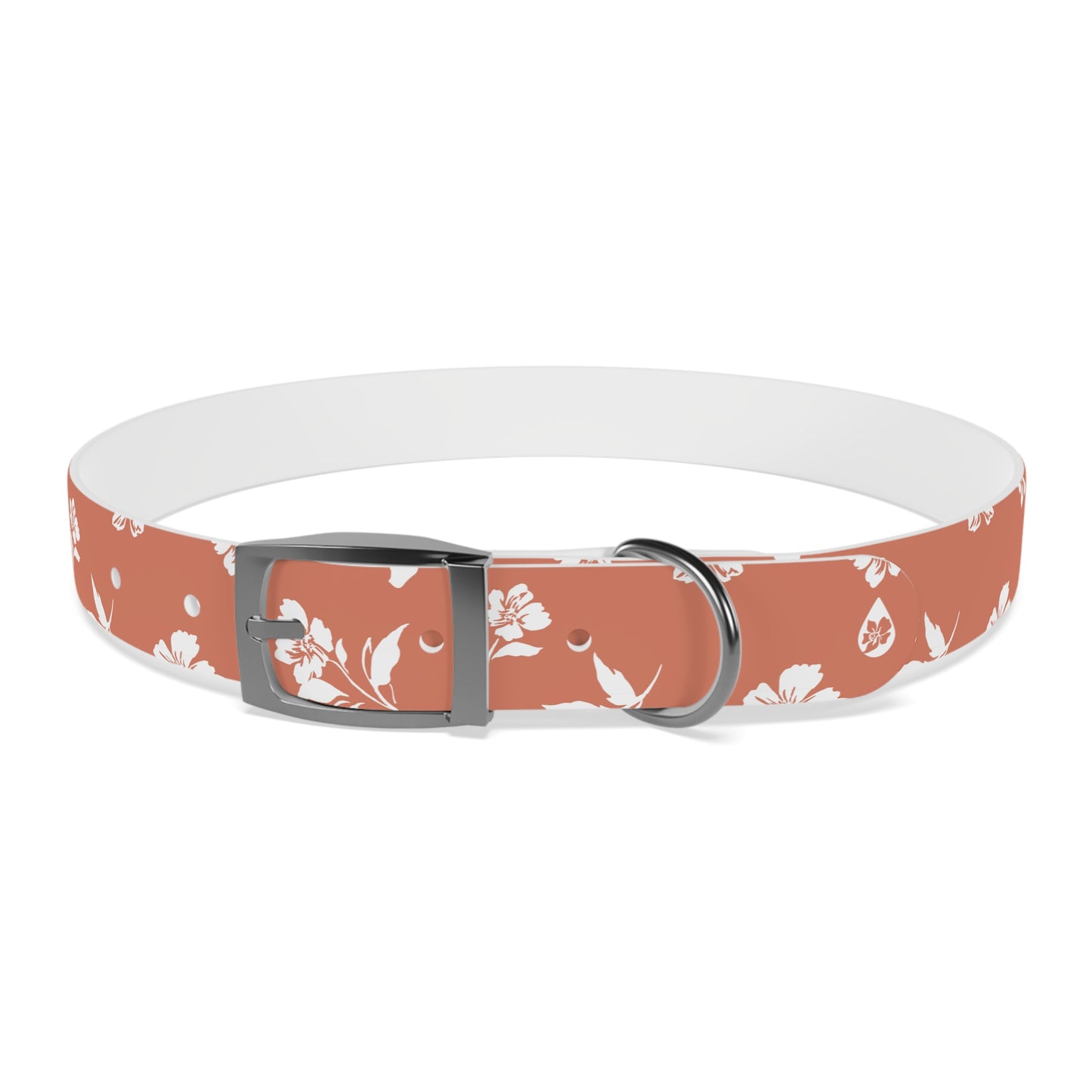 Inky Floral Dog Collar