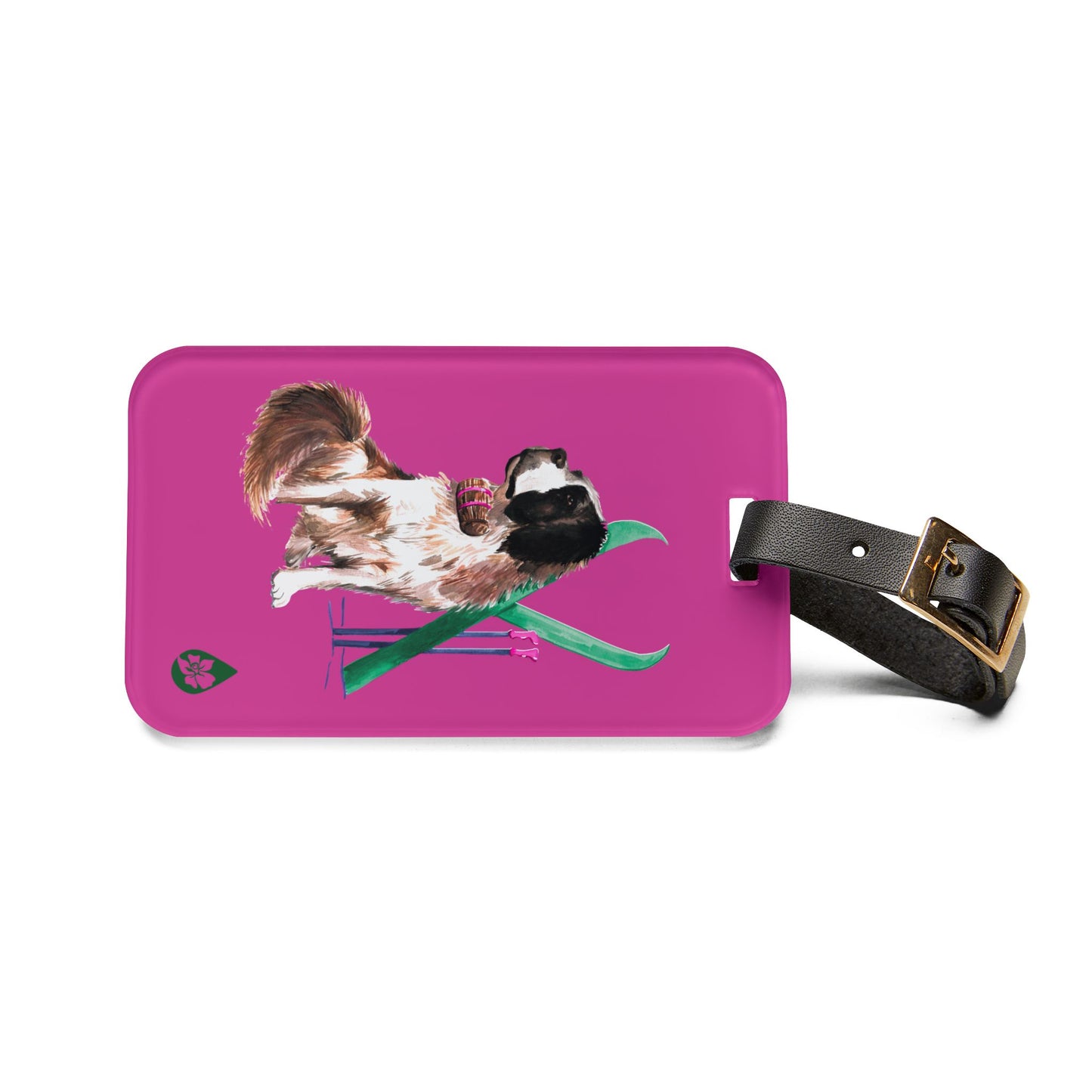 Snow Dog Luggage Tag