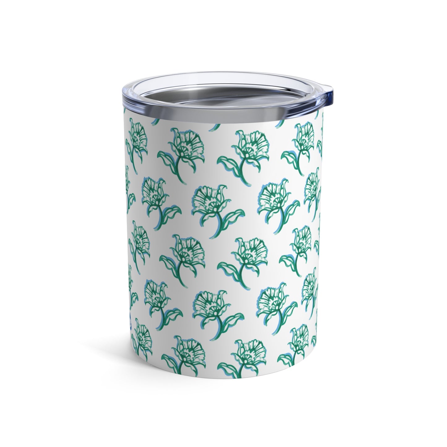 Watercolor Woodblock Tumbler 10oz