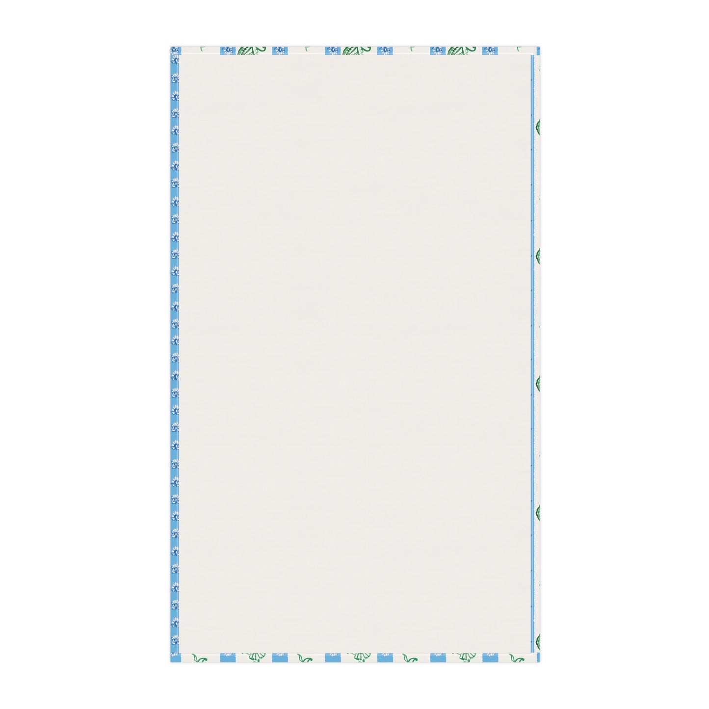 Woodblock Striped Kitchen Towel