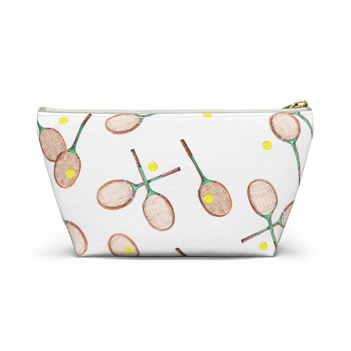 Front View of Match Point Tennis Pouch in Tennis Grass Green