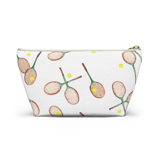 Front View of Match Point Tennis Pouch in Tennis Grass Green