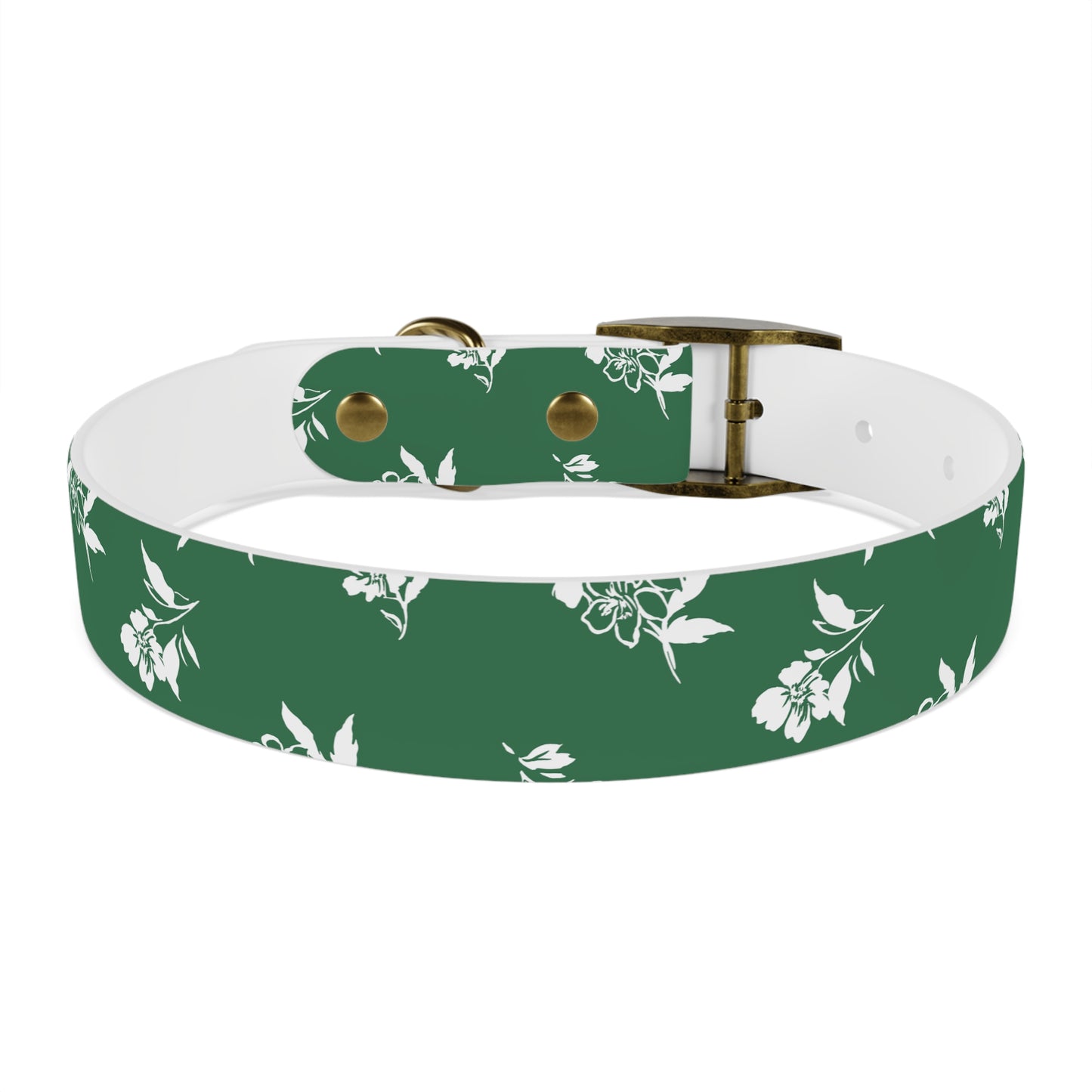 Inky Floral Dog Collar