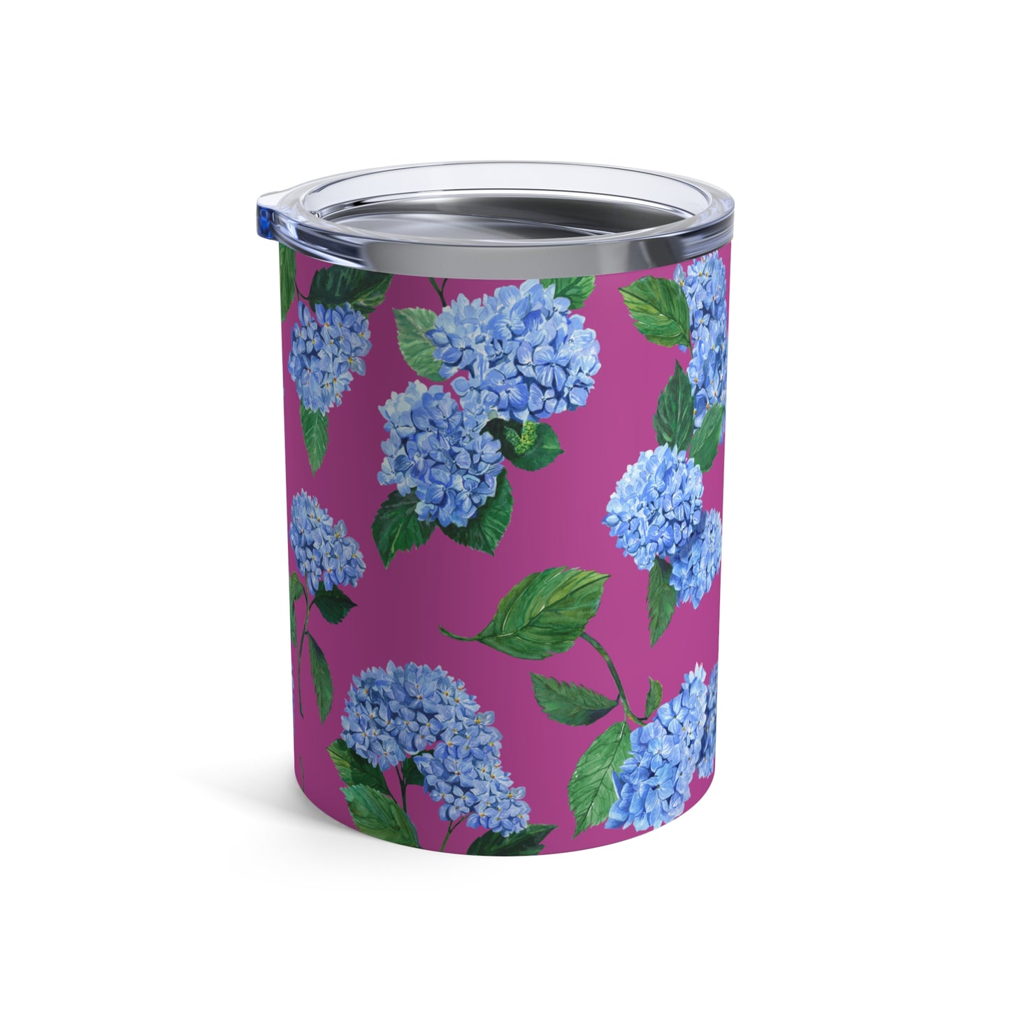 Hydrangea Tumbler in Peony Side View