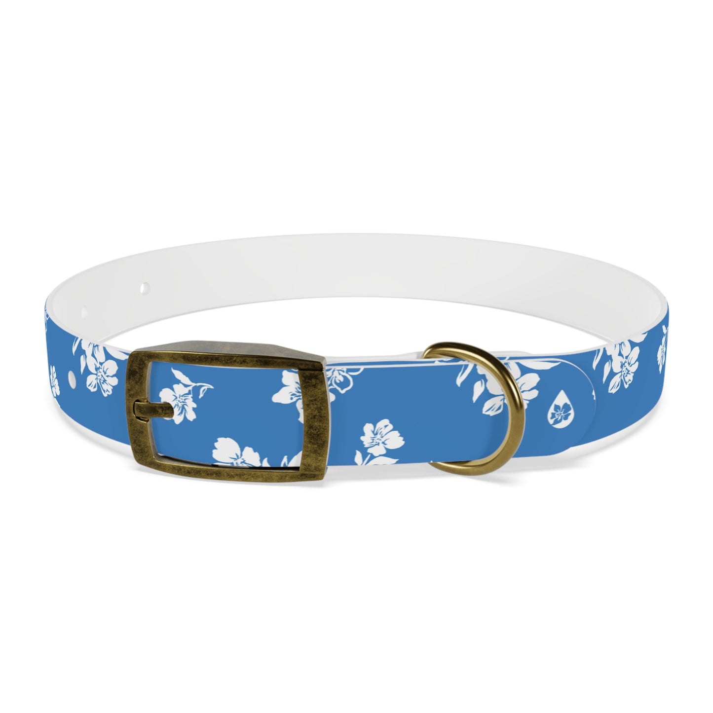Inky Floral Dog Collar