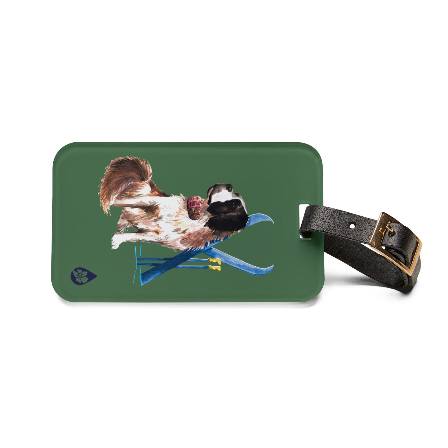 Snow Dog Luggage Tag