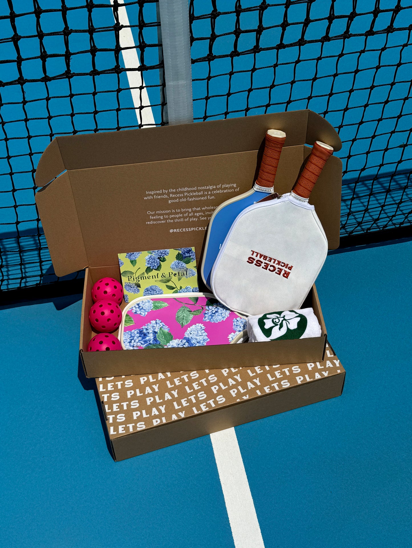 Pigment & Petal X Recess Pickleball Box Set