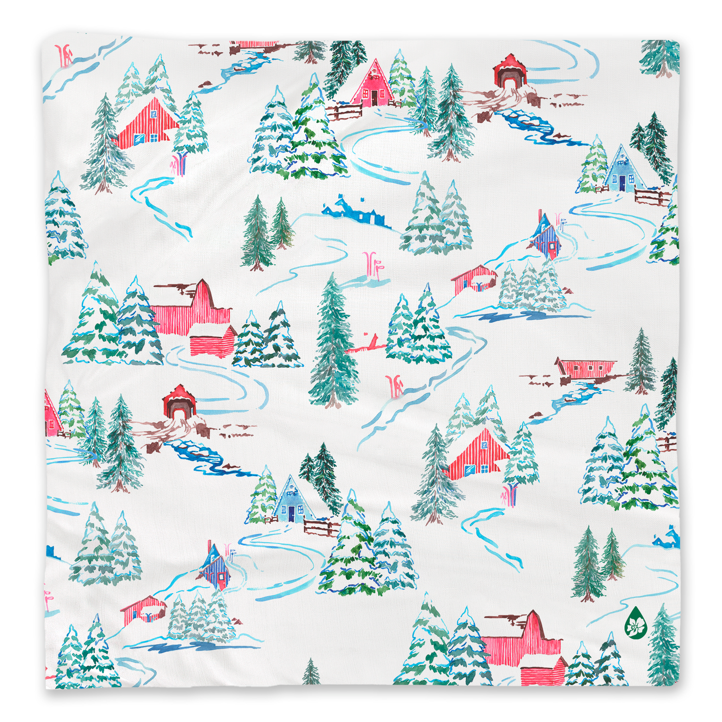 Ski Chalet Cloth Napkin