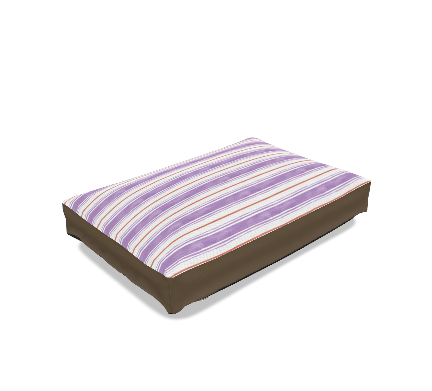 Painted Stripe Dog Bed