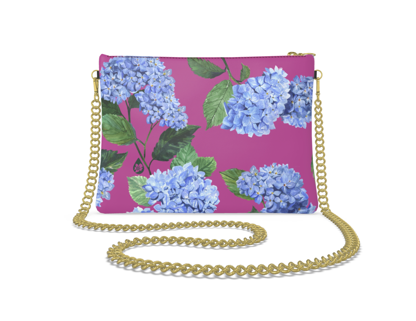 Hydrangea Crossbody Purse
