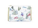 Ski Chalet Leather Crossbody Bag