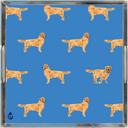 Good Dog 12x12 Cloudless Sky Blue Lucite Tray