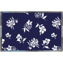 Inky Floral Lucite Tray