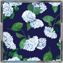 Hydrangea Lucite Tray