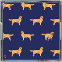 Good Dog 12x12 Twilight Navy Lucite Tray
