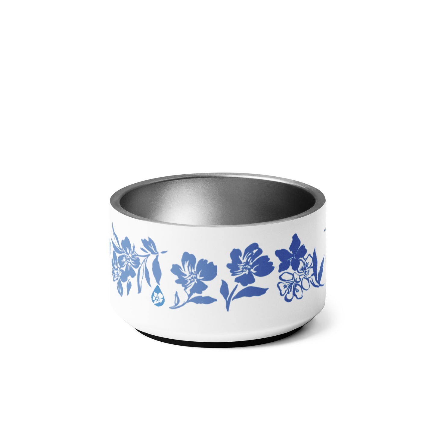 Inky Floral Pet bowl