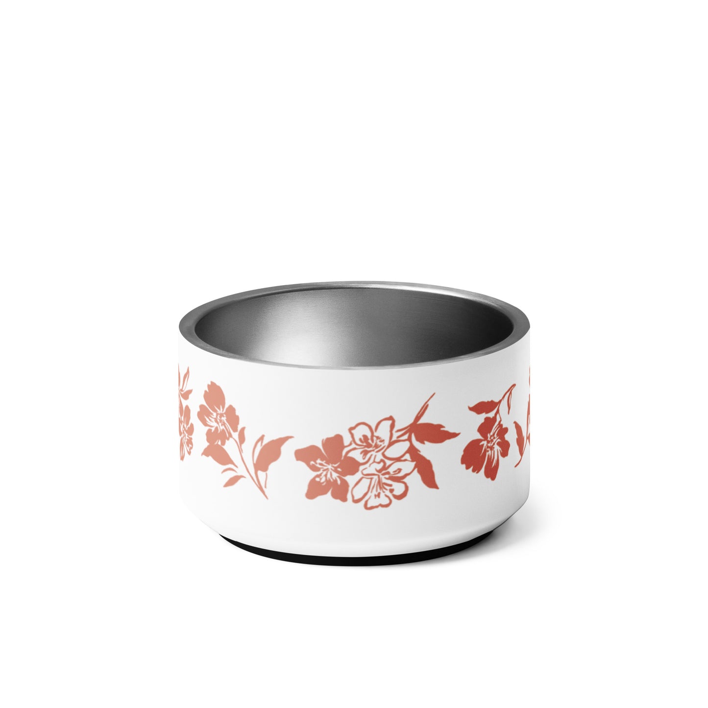 Inky Floral Pet bowl
