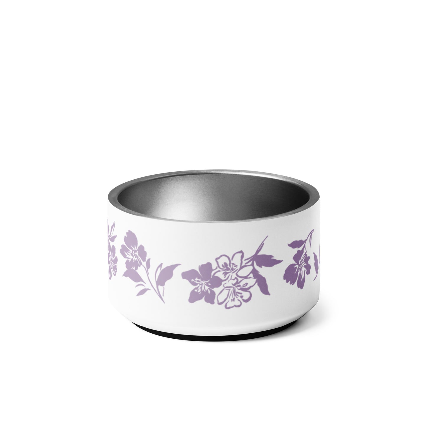 Inky Floral Pet bowl