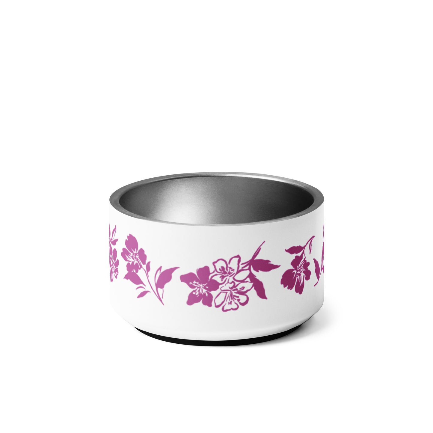 Inky Floral Pet bowl