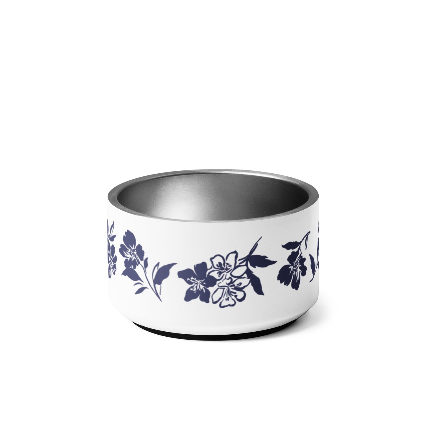 Inky Floral Pet bowl
