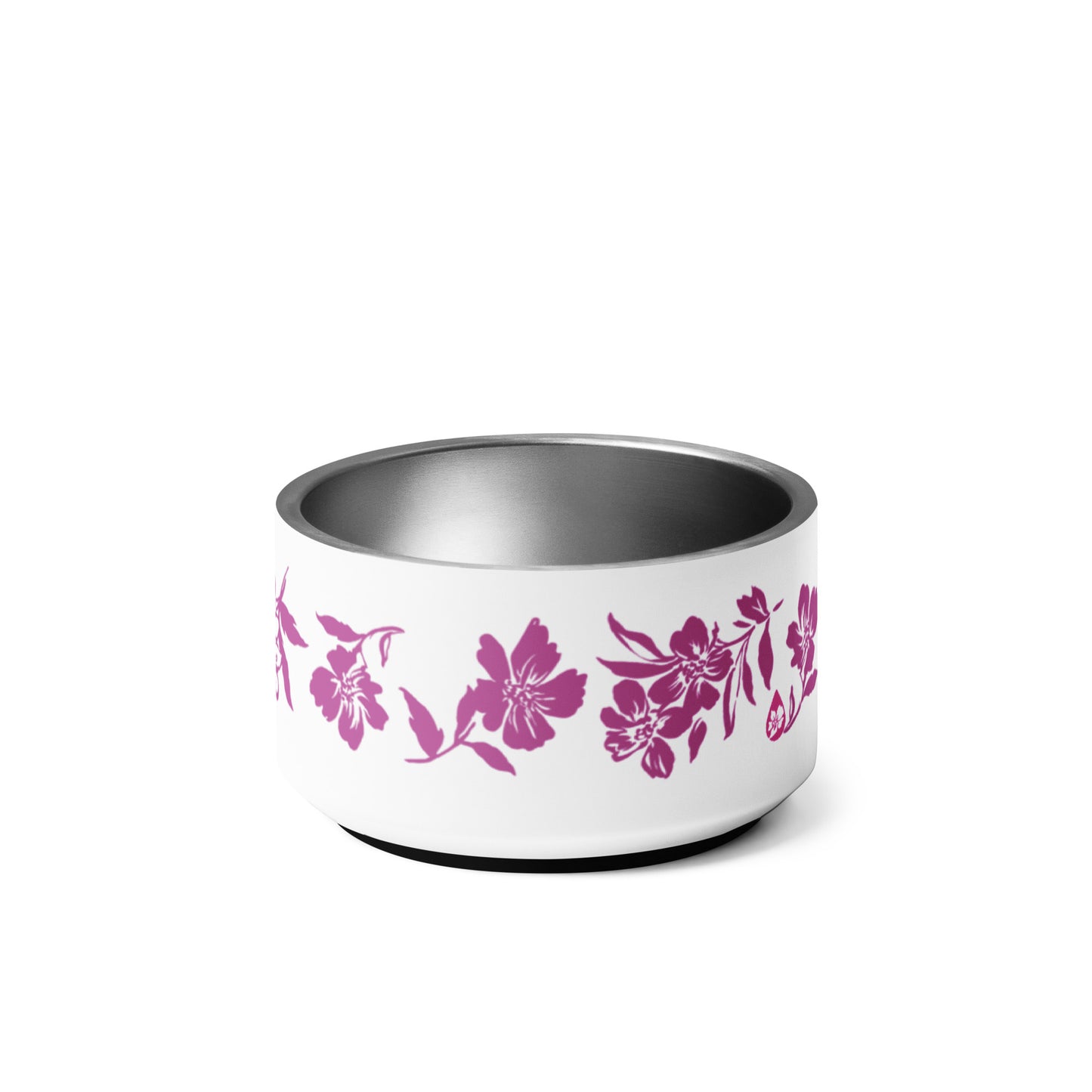 Inky Floral Pet bowl