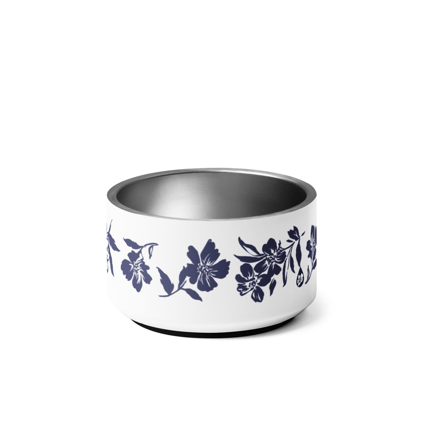 Inky Floral Pet bowl