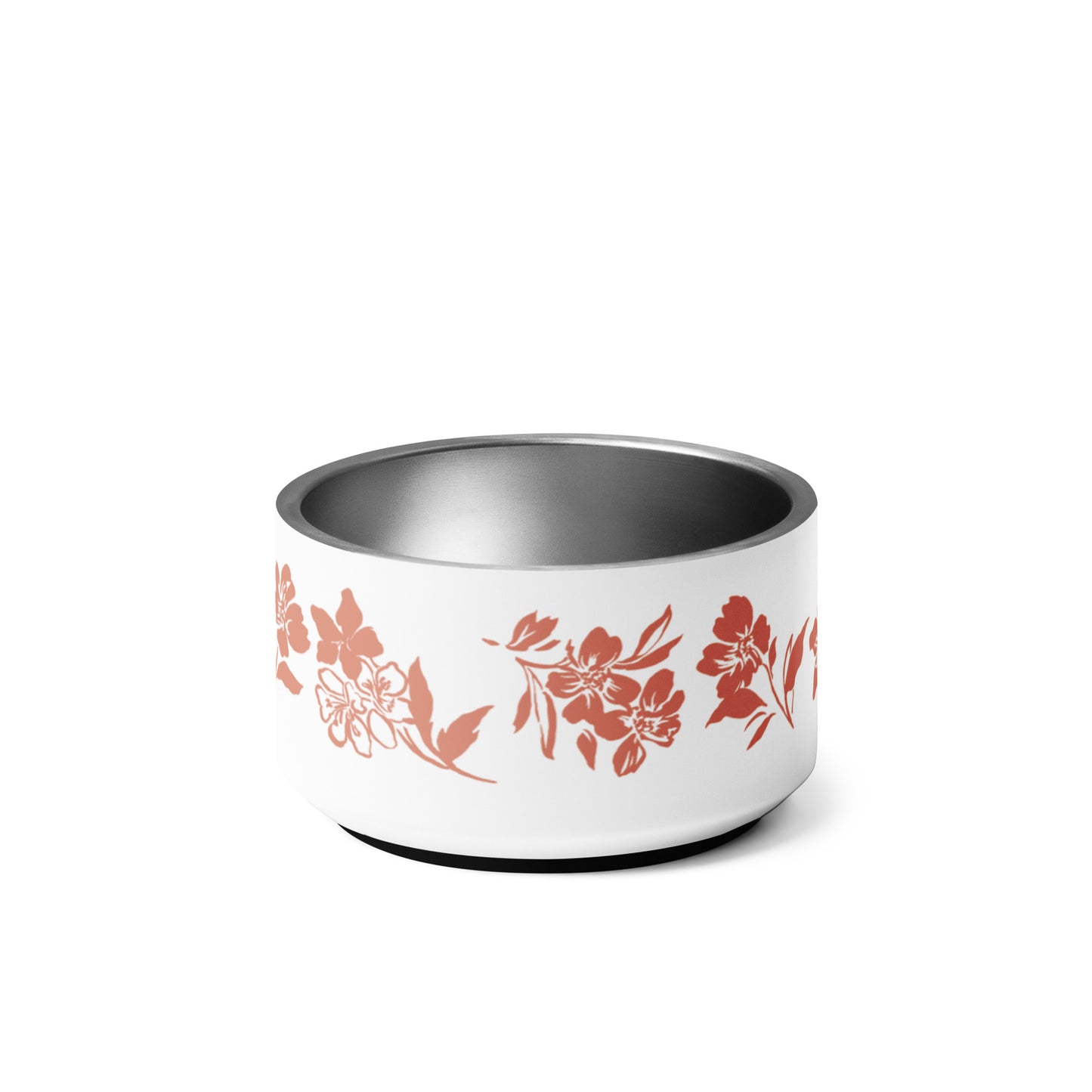 Inky Floral Pet bowl