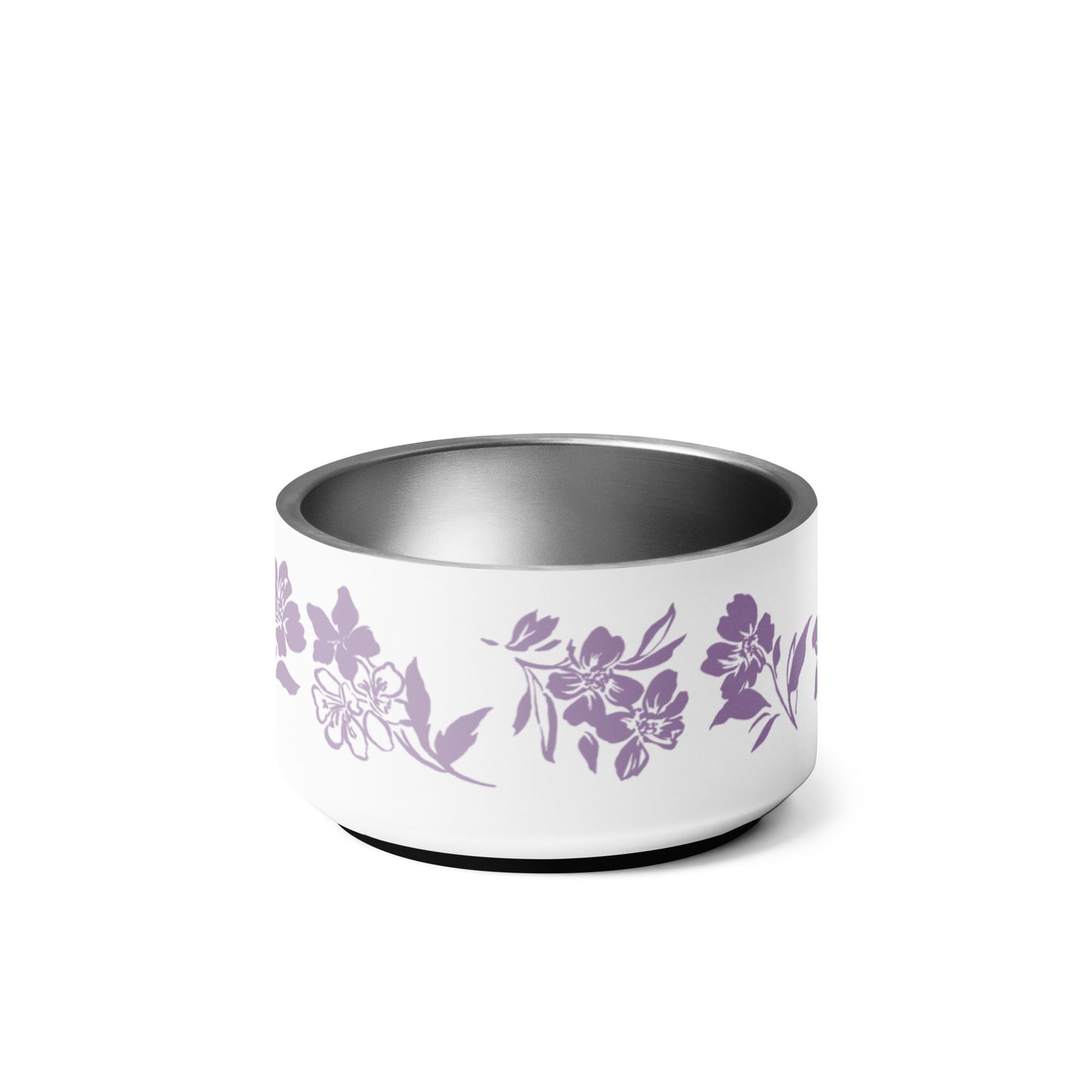 Inky Floral Pet bowl